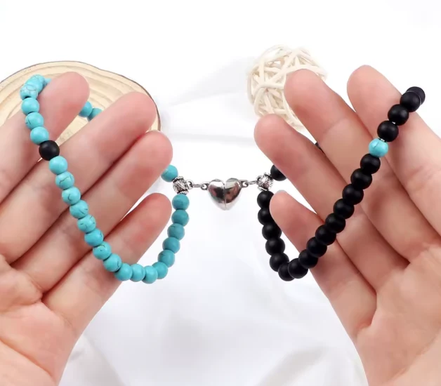 Pulseras para Parejas con Imán – Set de 2