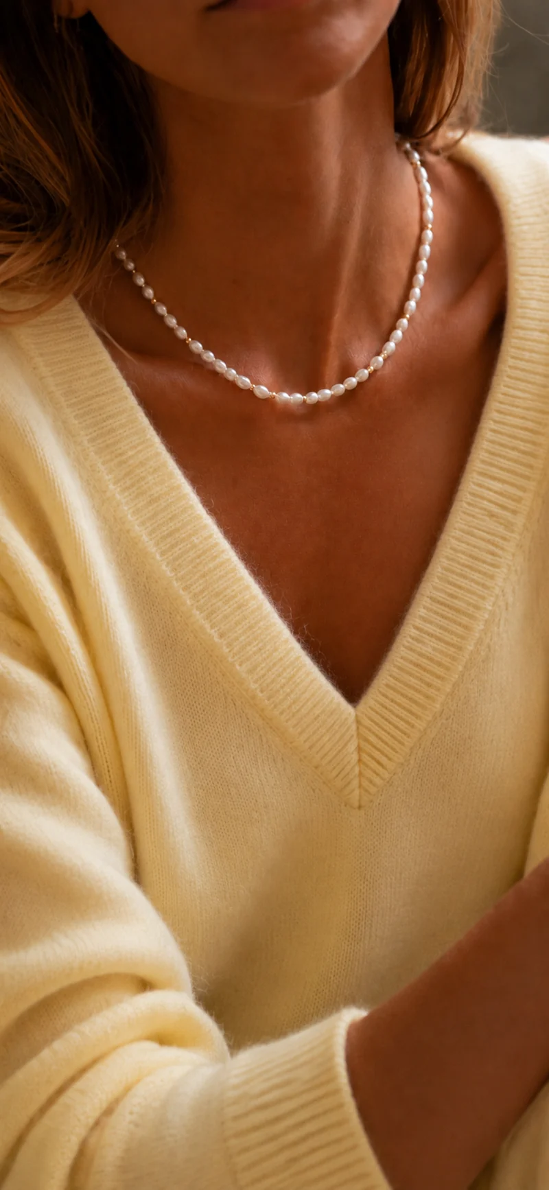 Collar de Perlas de Agua Dulce