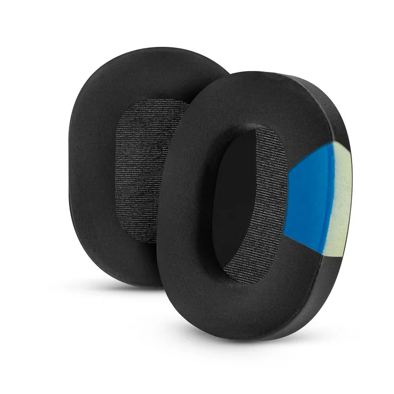 Almohadillas híbridas para auriculares Sony WH-1000XM6: almohadillas de gel refrescante para juegos con tela supersuave y espuma viscoelástica gruesa.