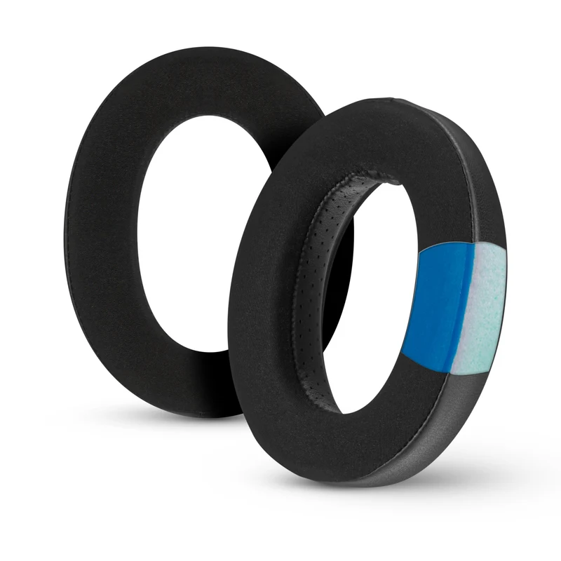 Almohadillas híbridas para auriculares Sennheiser HD600, HD650, HD660S, HD525, HD535, HD545 y Massdrop HD58X, HD6XX: almohadillas de gel refrescante para juegos con tela supersuave y espuma gruesa.