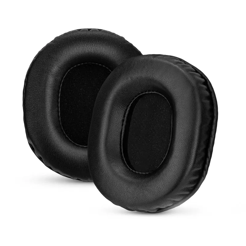 Almohadillas de repuesto de piel de oveja para auriculares Audio-Technica ATH-M50X, M50xBT, M50RD, M40X, M30X y M20X. Piel auténtica suave y espuma viscoelástica.