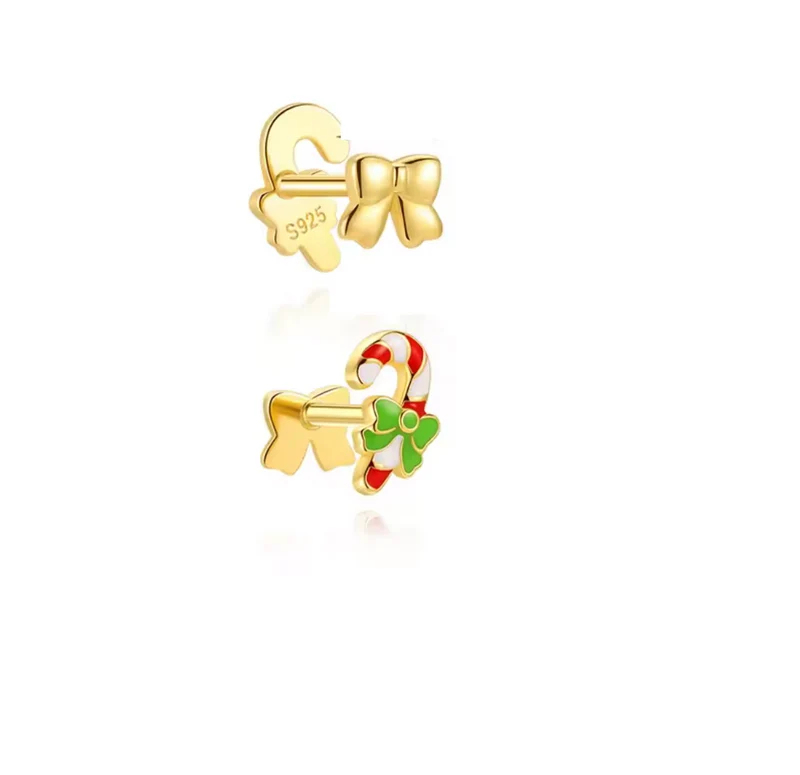 Pendientes Navideños y Minimalistas | Pendiente Reversible