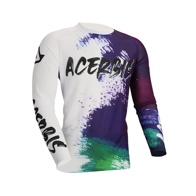 ACERBIS J-WINDY VENTED BRUSH CAMISETA BLANCO PURPORA