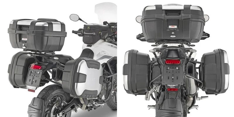 GIVI PLO6425MK - Portamaletas lateral PL ONE-FIT estuches MK® TRIUMPH Tiger 900