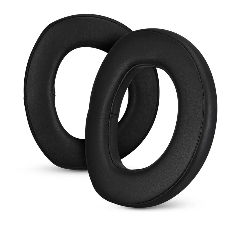 Almohadillas de repuesto para auriculares para juegos Sennheiser HD800 y H800S, cuero sintético, espuma viscoelástica, comodidad adicional, mejoradas, duraderas y de larga duración