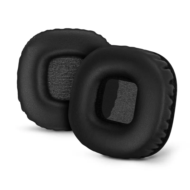 Almohadillas de repuesto para auriculares Marshall MID-ANC, cuero sintético, espuma viscoelástica para mayor comodidad, almohadillas mejoradas, duraderas y de larga duración