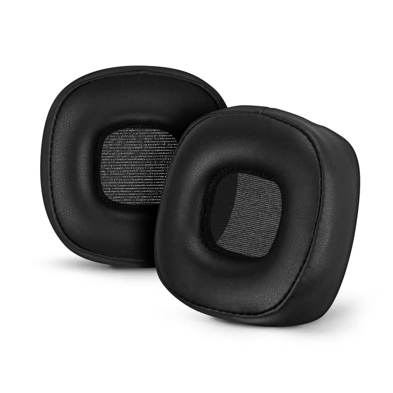 Almohadillas de repuesto para auriculares Marshall Major 4, cuero sintético, espuma viscoelástica para mayor comodidad, almohadillas mejoradas, duraderas y de larga duración