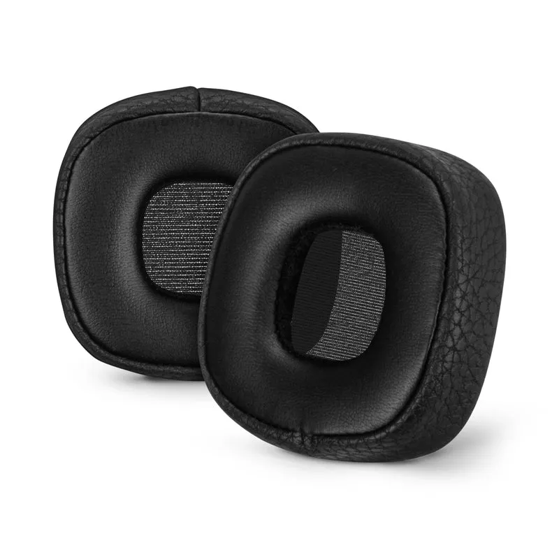 Almohadillas de repuesto para auriculares Marshall Major 3, cuero sintético, espuma viscoelástica para mayor comodidad, almohadillas mejoradas, duraderas y de larga duración
