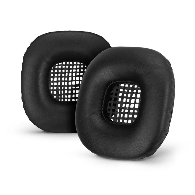 Almohadillas de repuesto para auriculares Marshall Major 2, cuero sintético, espuma viscoelástica para mayor comodidad, almohadillas mejoradas, duraderas y de larga duración