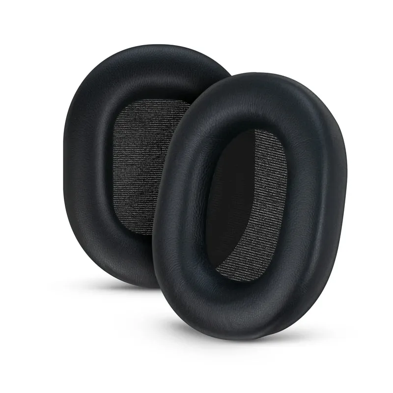 Almohadillas de piel de oveja para auriculares Sony WH-1000XM5, cuero auténtico suave, espuma viscoelástica, comodidad extra, almohadillas duraderas y de larga duración