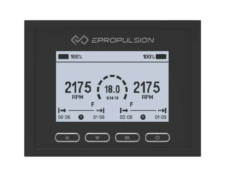 Panel de visualización externo para baterías Serie-E
