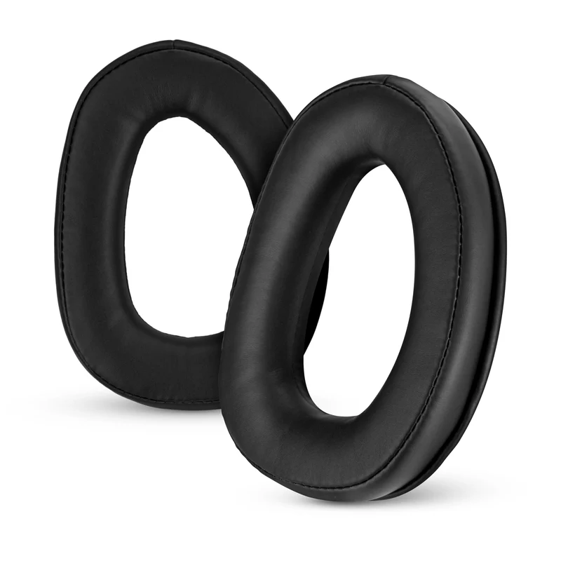 Almohadillas de repuesto para auriculares SENNHEISER GSP300, GSP350, GSP301, GSP302, GSP303 y GSP370: cuero sintético suave y espuma viscoelástica