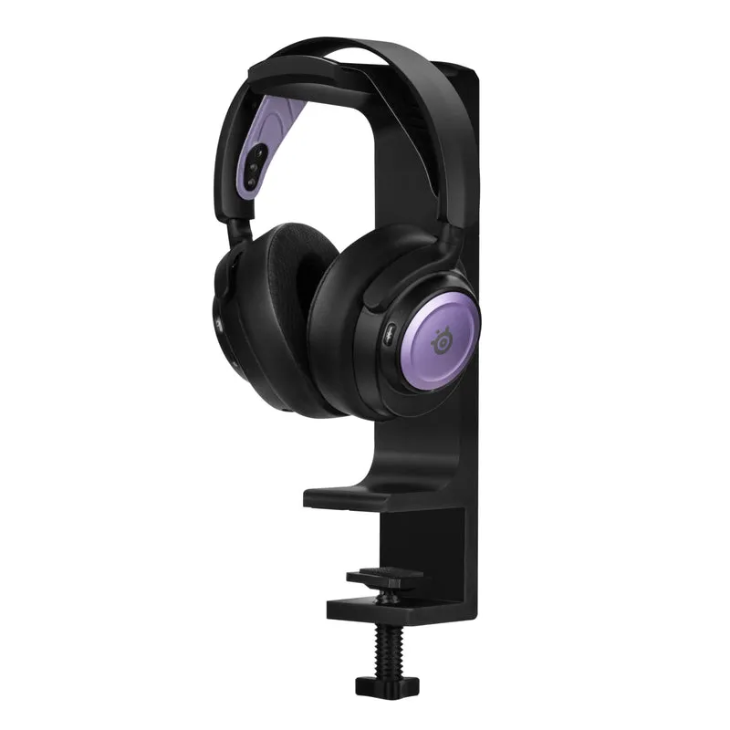 The Dillard - Soporte para auriculares de escritorio lateral, apto para todos los auriculares, se sujeta a la mesa