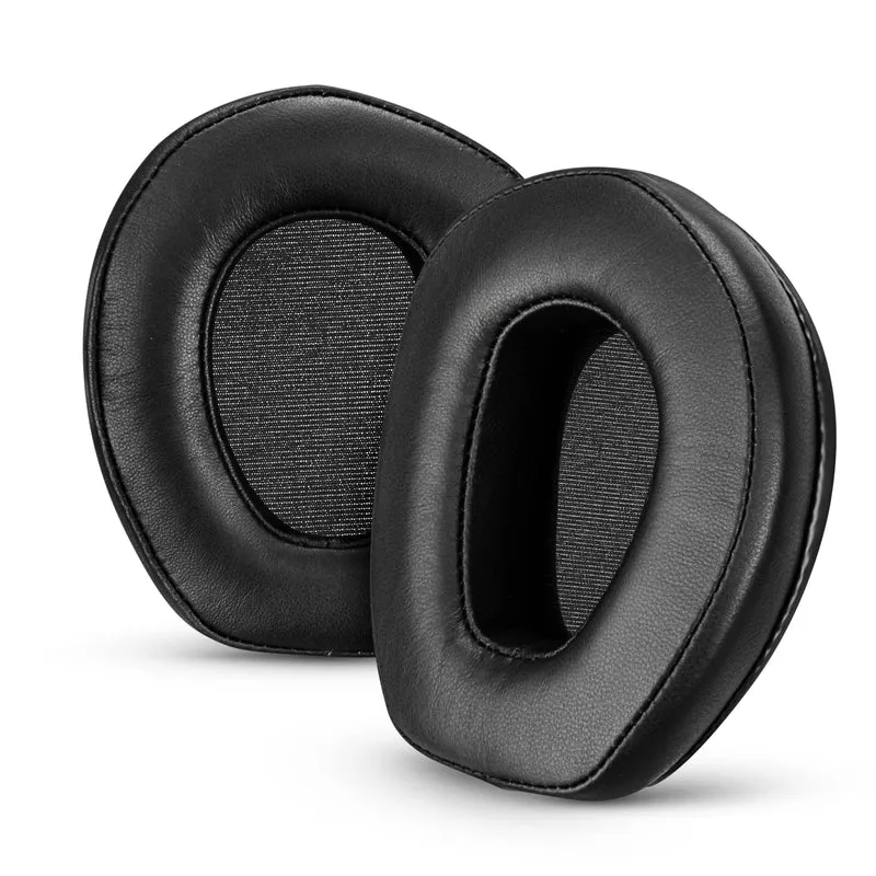 Almohadillas de piel de oveja para auriculares SENNHEISER RS165, RS175, RS185 y RS195: almohadillas de espuma viscoelástica y cuero auténtico suave de alta calidad, HDR165, HDR175, HDR185, HDR195