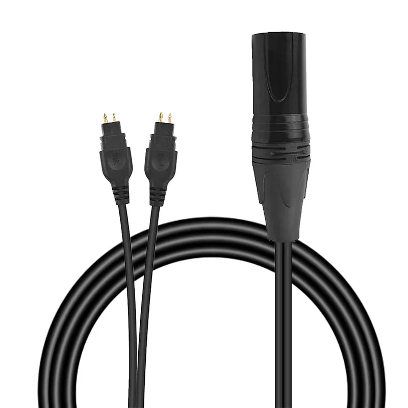 Cable de Audio HIFI XLR de repuesto para auriculares Sennheiser HD600, HD650, HD660s y HD580, conectores XLR duales de 2 pines a 4 pines