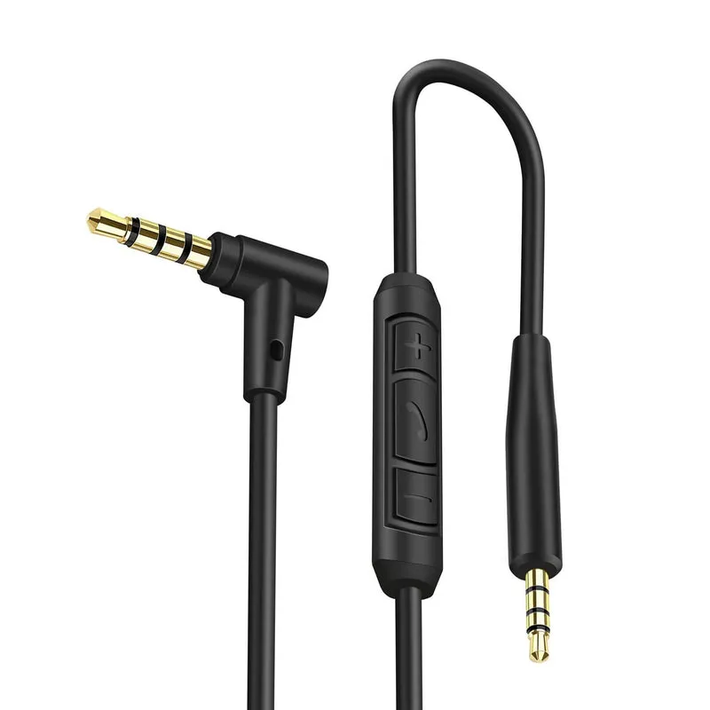 Cable de audio de repuesto para auriculares BOSE NC700 QC25 QC35 QC45 con micrófono en línea y control remoto, 1.5 mt / 59”