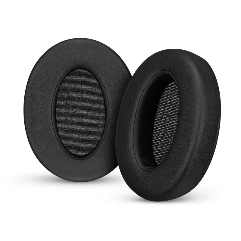 Almohadillas de repuesto para auriculares inalámbricos Sony WH-XB910N con cuero suave de PU y espuma viscoelástica