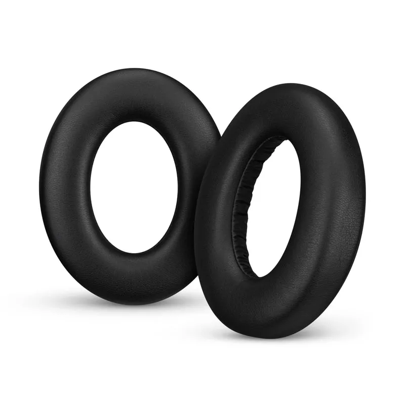 Almohadillas de repuesto para auriculares inalámbricos Sennheiser Momentum 4 con piel sintética suave y espuma viscoelástica