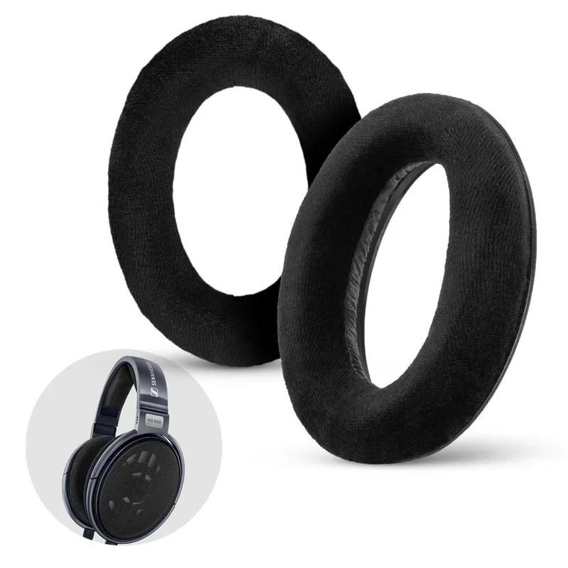 Almohadillas de repuesto para auriculares Sennheiser HD600, HD650, HD660S, HD525, HD535, HD545 y Massdrop HD58X, HD6XX - Cojines de terciopelo suave para mayor comodidad