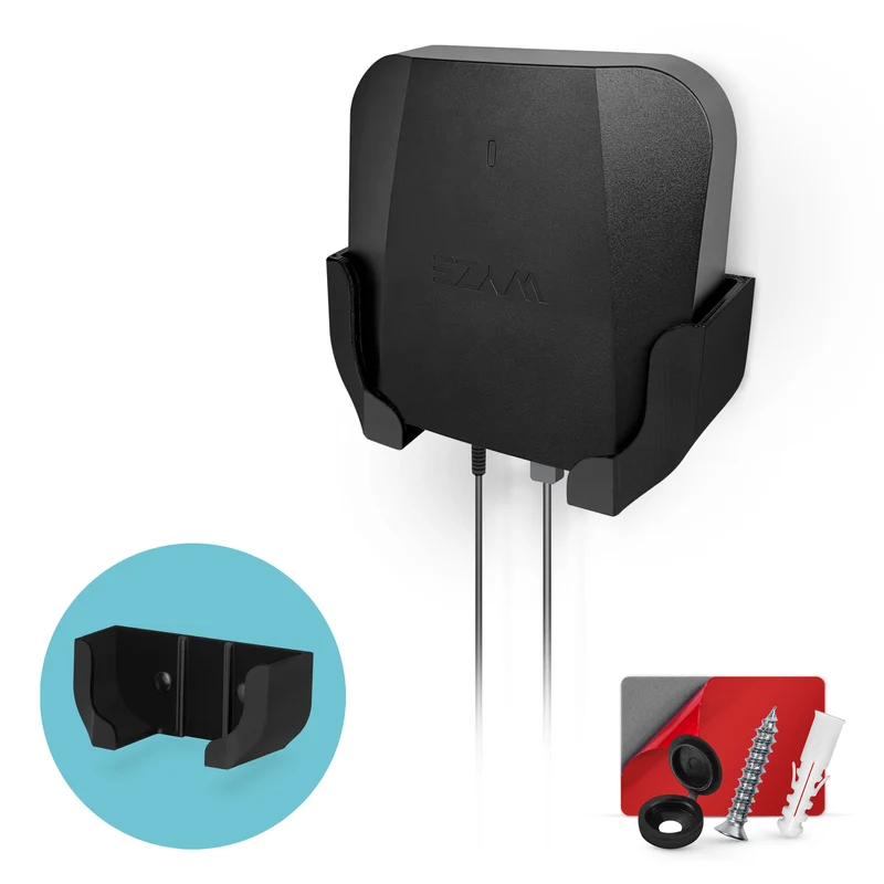 Soporte de pared compatible con enrutador de malla Wyze PRO (AXE5400) Wi-Fi 6E tribanda, soporte de soporte fácil de instalar, reduce interferencias y desorden