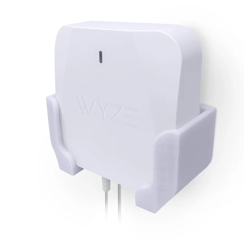 Soporte de pared sin tornillos para enrutador de malla Wyze WiFi 6 AX3000, adhesivo VHB fuerte, fácil de instalar, reduce interferencias y aumenta el alcance, montaje adhesivo y atornillado