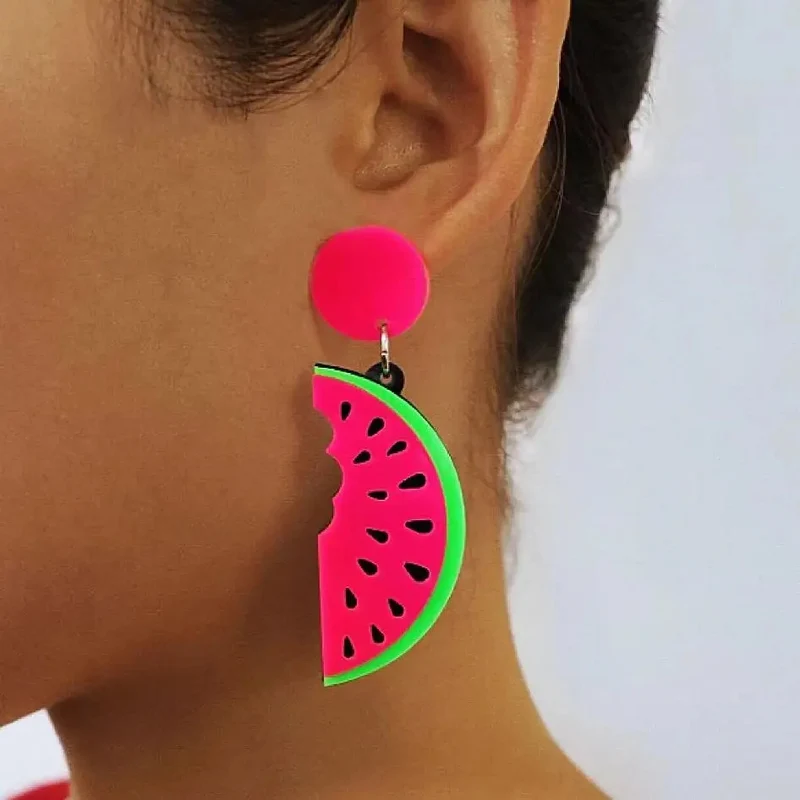 Pendientes Sandía | Divertidos y Ligeros para Verano