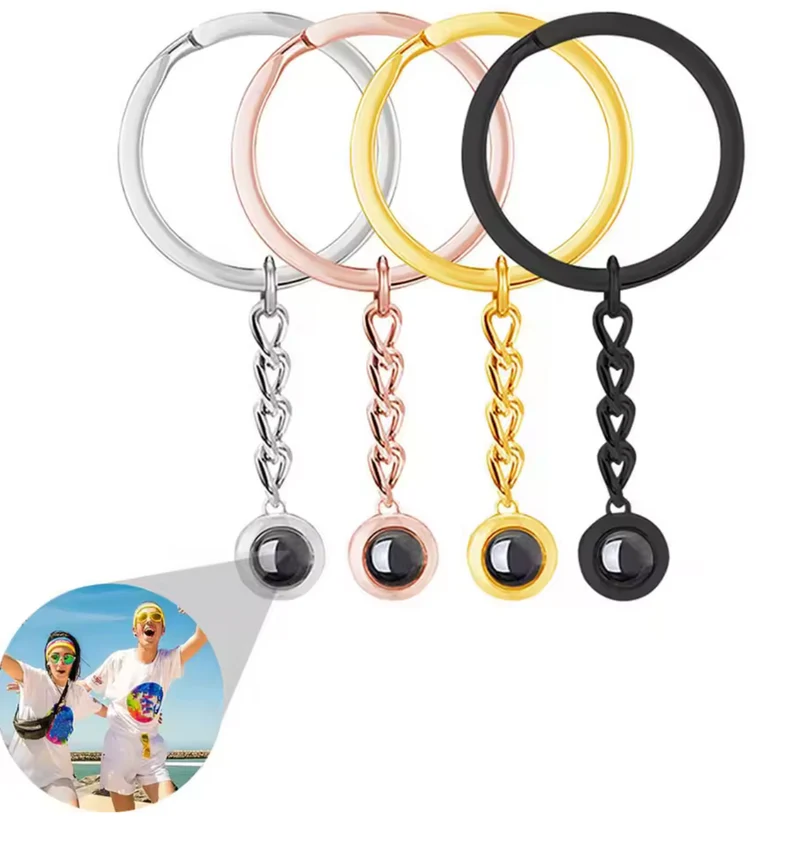 Llavero con Foto Proyectable – Personalizado y Disponible en 4 Colores