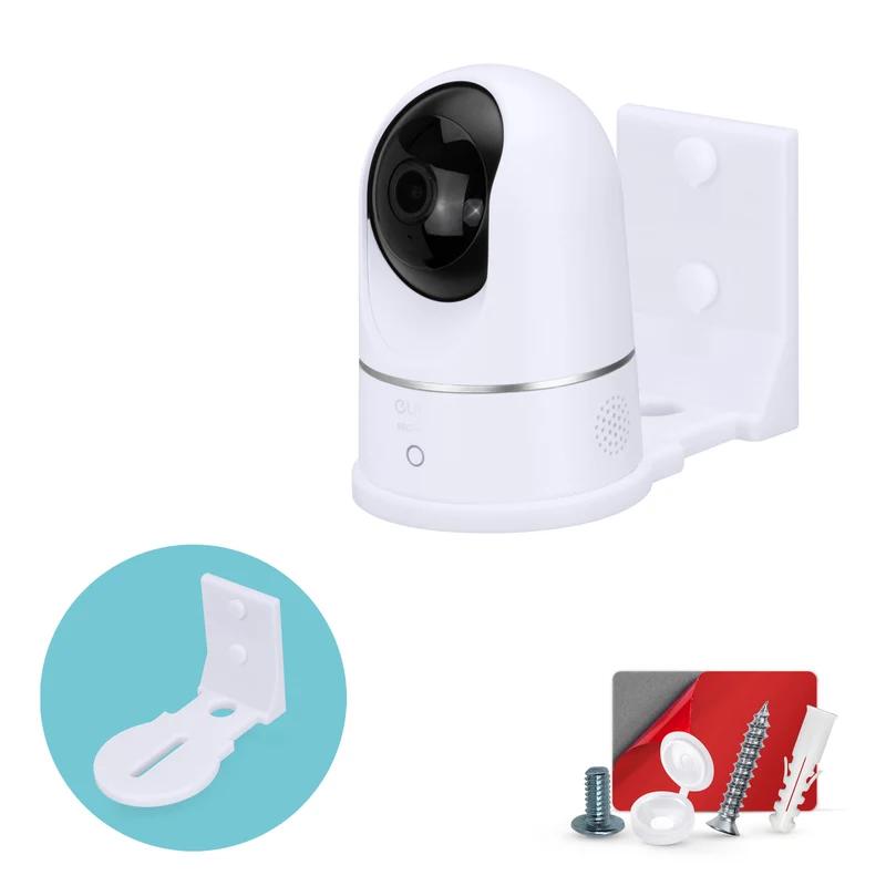 Soporte de montaje en pared para cámara de seguridad y monitor de bebé adhesivo para Eufy, Wyze, Nanit, Infant Optics, Wansview, Blink, TP Link, Kasa, Ring y más W03