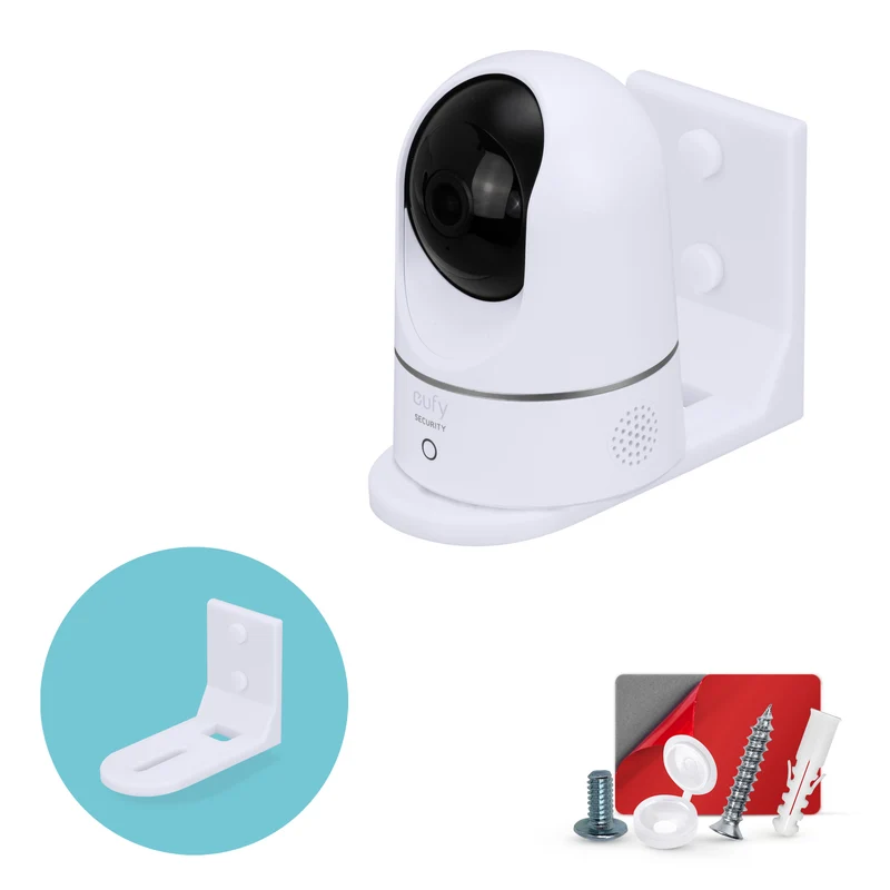 Soporte adhesivo de pared para cámara de monitor de bebé, estante para Eufy, Wyze, Nanit, Infant Optics, Wansview, Blink, TP Link, Kasa, Ring y más, soporte de seguridad de fácil instalación (W01)