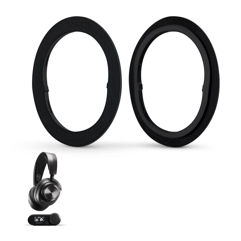 Anillo adaptador para almohadillas de auriculares Steelseries Arctis Nova Pro Wireless, Nova Pro Omni y Nova Elite - Para usar con almohadillas Brainwavz Oval, ProStock y SteelSeries
