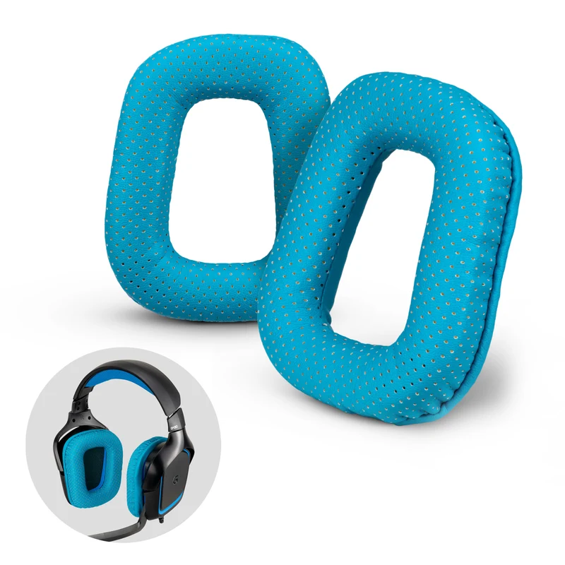 Almohadillas de repuesto Logitech G430 G35 G930 F450: materiales mejorados de primera calidad