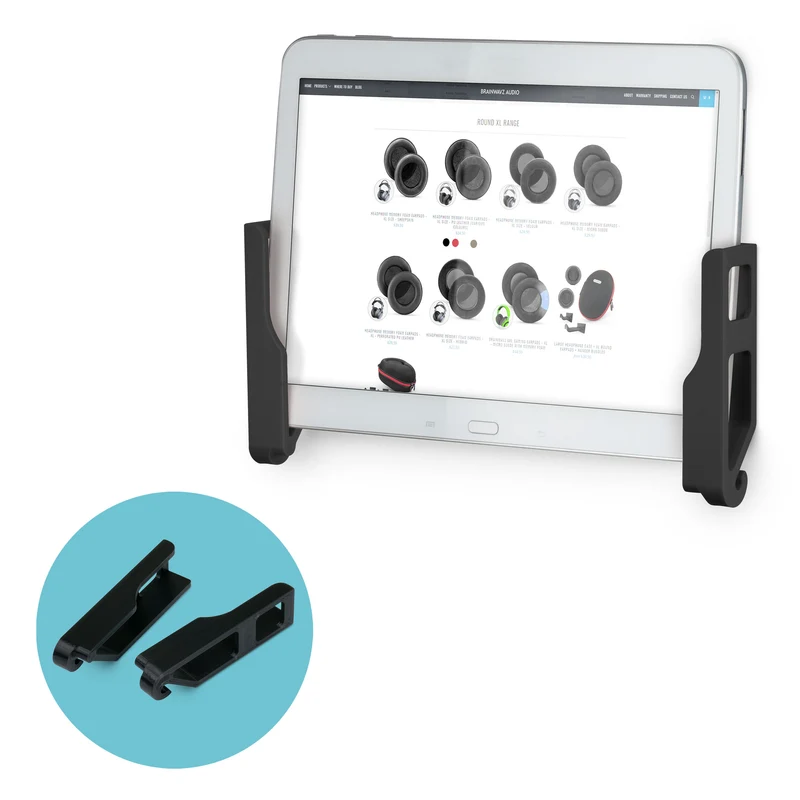 Soporte de pared adhesivo universal para tabletas y teléfonos: adecuado para iPhones, iPads y la mayoría de los teléfonos y tabletas Android