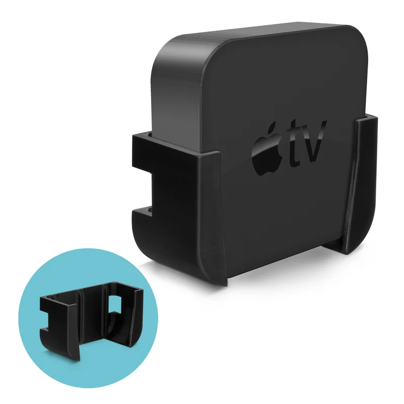 Soporte adhesivo para pared y TV para Apple TV 4K y HD: sin tornillos ni desorden