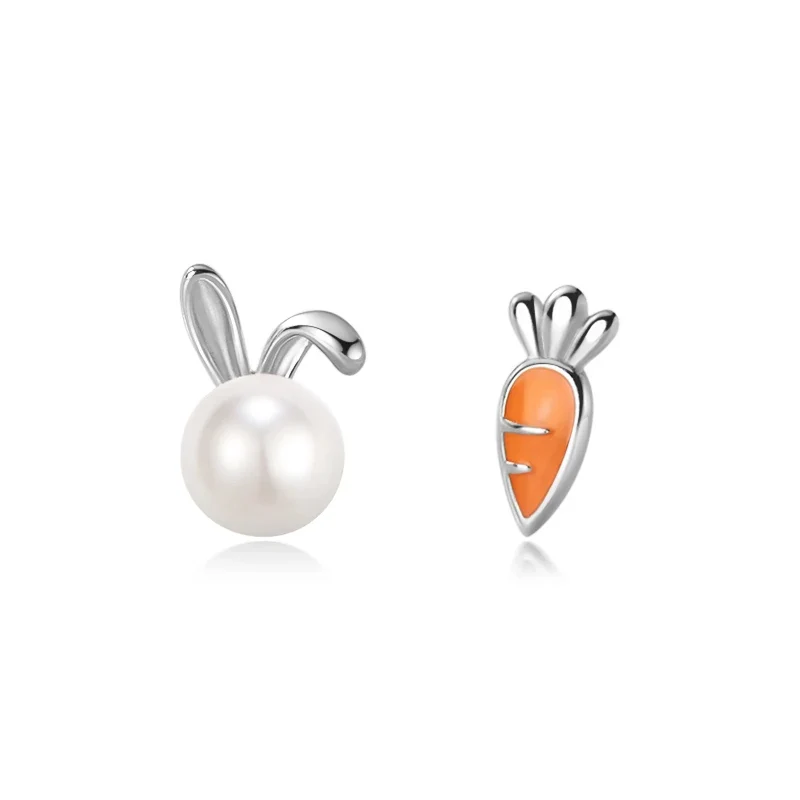 Pendientes zanahoria y conejo