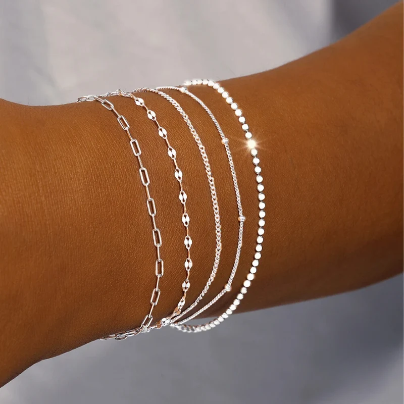 Pulseras de plata