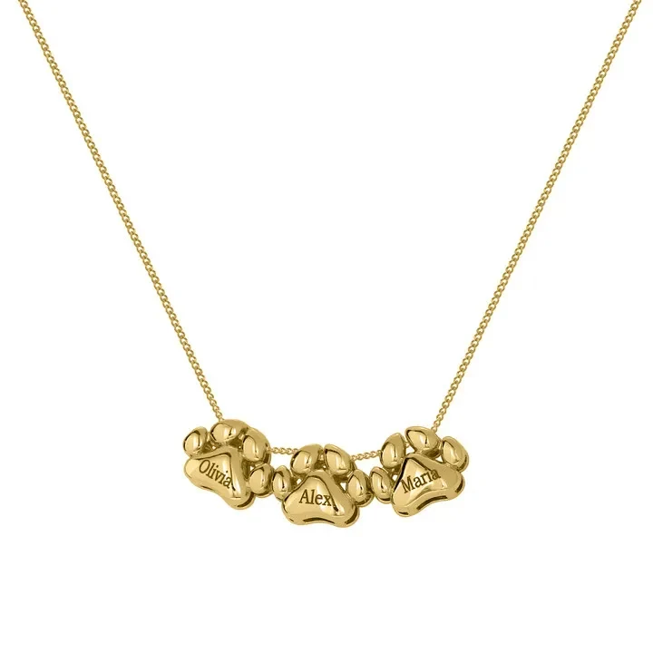 Collar personalizado huella
