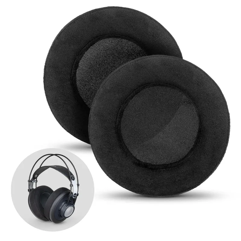 Almohadillas de espuma viscoelástica para auriculares, tamaño XL, micro gamuza