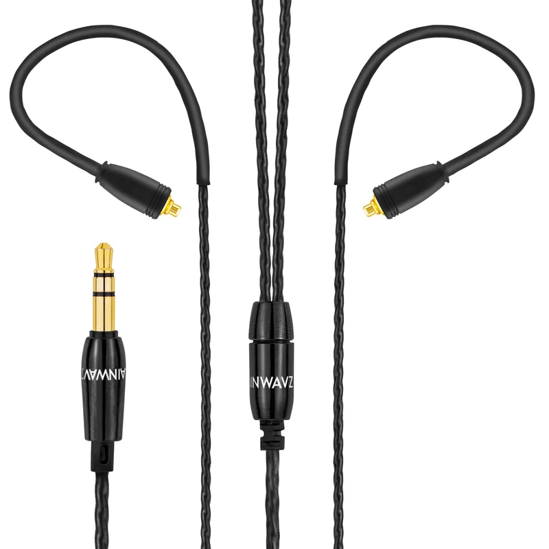 Cable de auriculares con conector MMCX (conector de 3.5 mm)