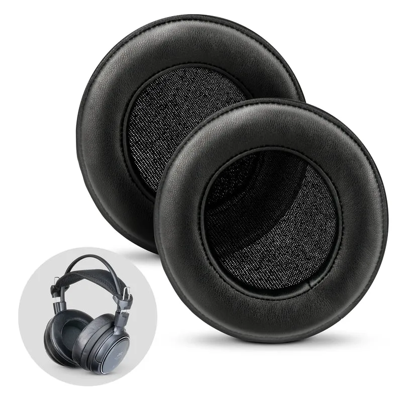 Almohadillas de espuma viscoelástica para auriculares - Tamaño XL - Piel de oveja