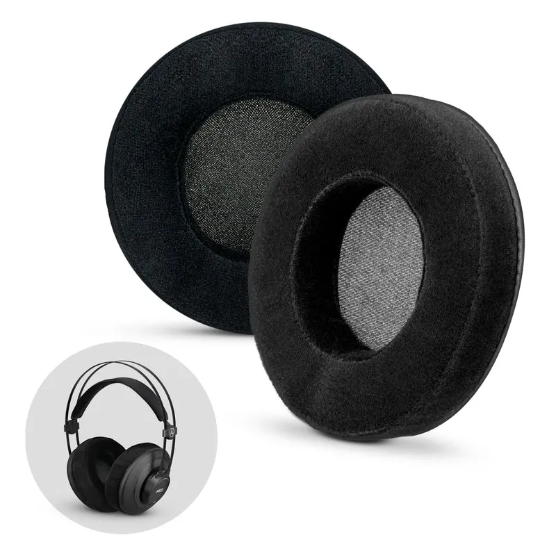 Almohadillas de espuma viscoelástica para auriculares - Redondas - Terciopelo