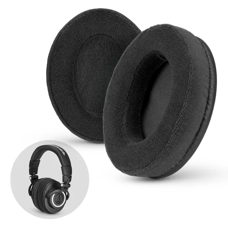 Almohadillas de repuesto ovaladas de terciopelo: adecuadas para muchos auriculares