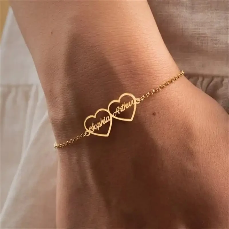 Pulsera corazón personalizada