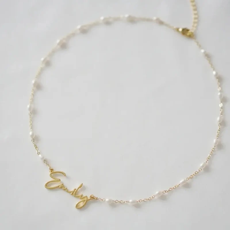 Collar personalizado perlas
