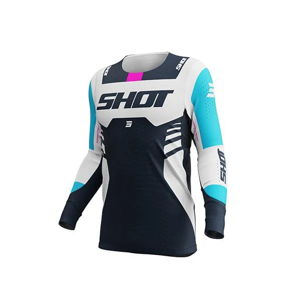 SHOT AEROLITE CAMISA DE MOTO AZUL