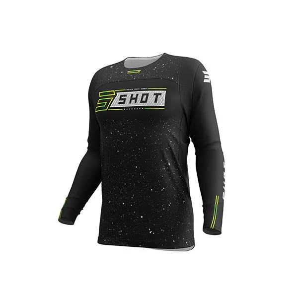 SHOT CONTACT CAMISA DE MOTO NEGRO