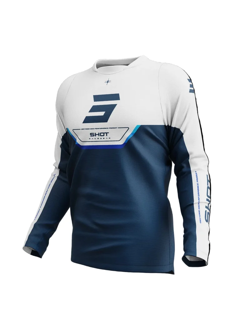SHOT DEVO CAMISA DE MOTO AZUL