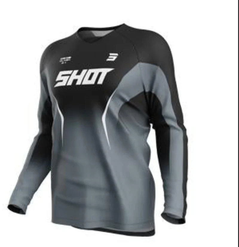 SHOT DRAW CAMISA DE MOTO NEGRO