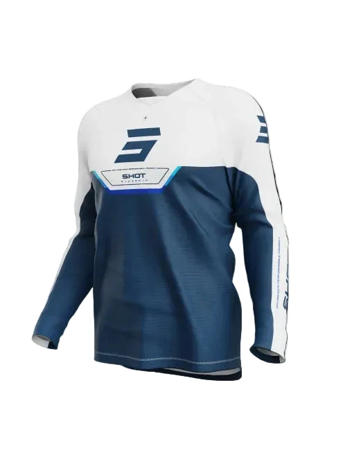 SHOT DRAW KID CAMISA DE MOTO AZUL