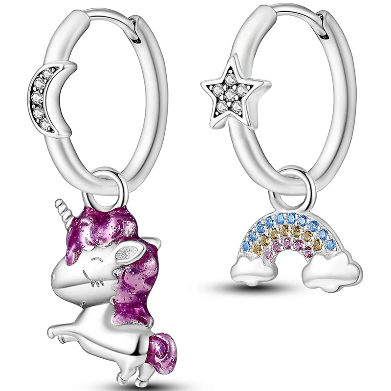 Pendientes Unicornio