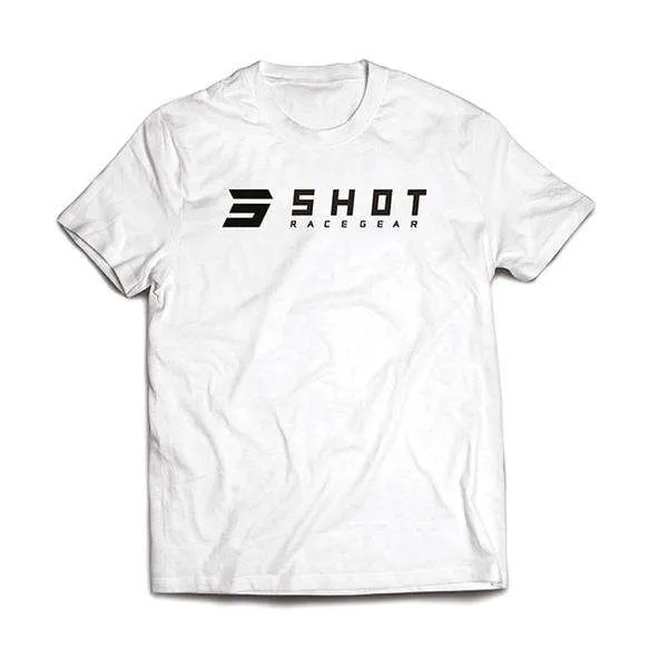 SHOT T-SHIRT CAMISETA DE MOTO BLANCO